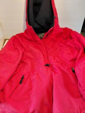 Pacific Trail Men's Red Hooded Puffer Jacket